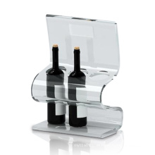Transparente Acryl POS Display Ständer für Weinlagerung